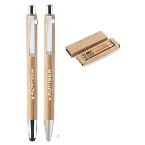 BAMBOOSET Bambusz toll és ceruza szett