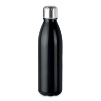 ASPEN GLASS Üveg palack, 650 ml Fekete