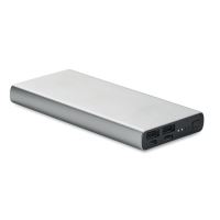 POWERFLAT 8 C 10000 mAh powerbank vilagos szurke