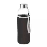 UTAH GLASS Üveg palack tokban 500 ml Fekete