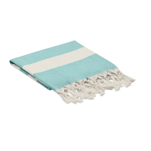 AGOURA Hamam törölköző/takaró 140 g Türkiz 