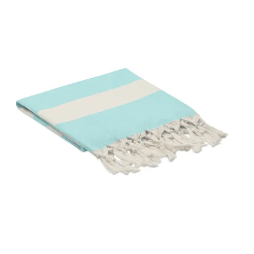 AGOURA Hamam törölköző/takaró 140 g Türkiz 