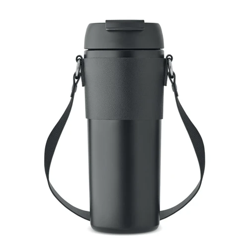 AIRA Duplafalú pohár, 700 ml Fekete 