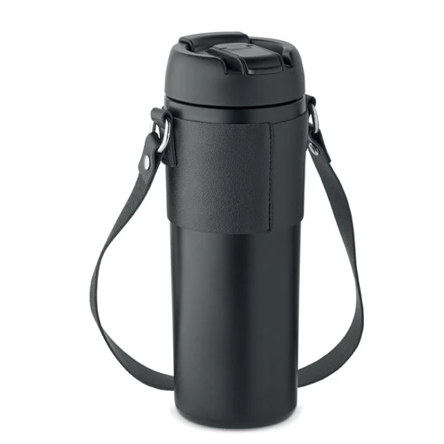 AIRA Duplafalú pohár, 700 ml Fekete 