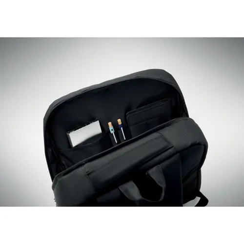 AKRAOS RPET 15 colos laptop hátizsák Fekete 