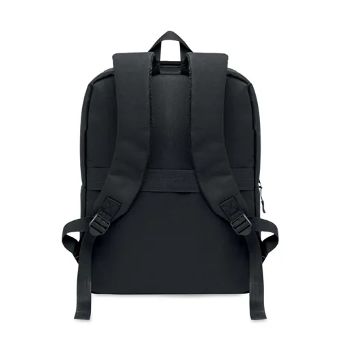 AKRAOS RPET 15 colos laptop hátizsák Fekete 