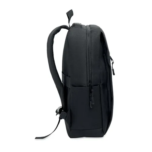 AKRAOS RPET 15 colos laptop hátizsák Fekete 