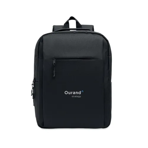 AKRAOS RPET 15 colos laptop hátizsák Fekete 