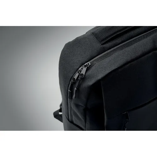 AKRAOS RPET 15 colos laptop hátizsák Fekete 