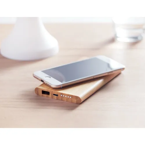ARENA 6000 mAh bambusz v.n.powerbank Fa 
