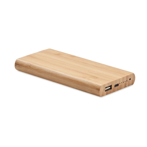 ARENA C 6000 mAh bambusz powerbank Fa 