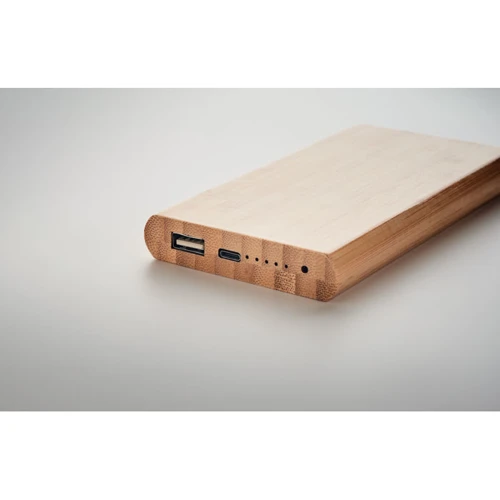 ARENA C 6000 mAh bambusz powerbank Fa 