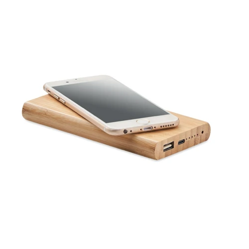 ARENA C 6000 mAh bambusz powerbank Fa 
