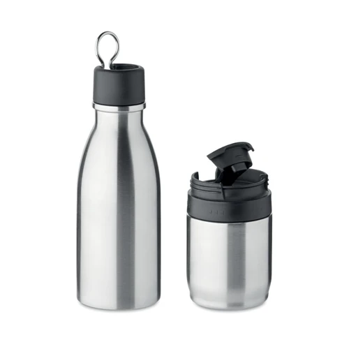 ATERA 2 az 1-ben termoszpalack 500ml Matt Ezüst 