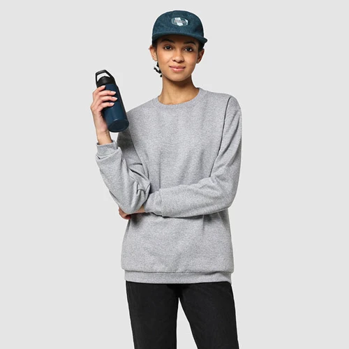 ATHENA Duplafalú palack 500ml Francia Tengerészkék 