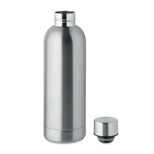 ATHENA Duplafalú palack 500ml Matt Ezüst 