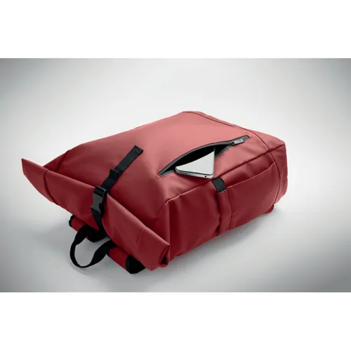 BANGKOK ROLL Rolltop laptop hátizsák 600D Bordó 