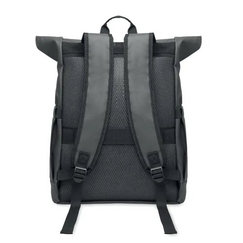 BANGKOK ROLL Rolltop laptop hátizsák 600D Kőszürke 