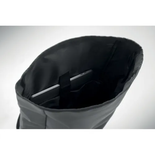 BANGKOK ROLL Rolltop laptop hátizsák 600D Kőszürke 