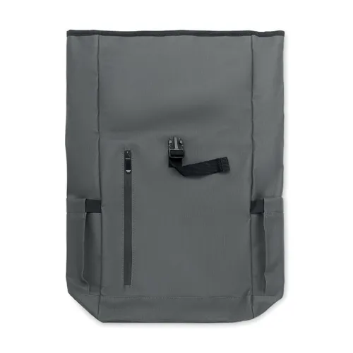 BANGKOK ROLL Rolltop laptop hátizsák 600D Kőszürke 