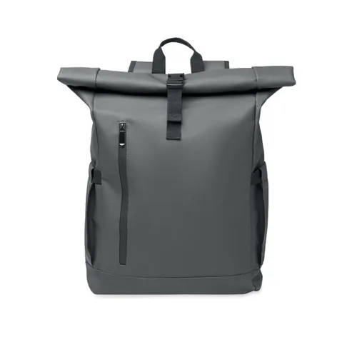 BANGKOK ROLL Rolltop laptop hátizsák 600D Kőszürke 