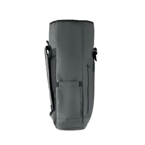 BANGKOK ROLL Rolltop laptop hátizsák 600D Kőszürke 