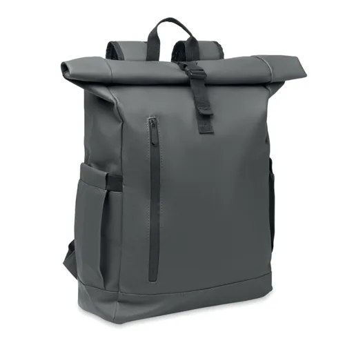 BANGKOK ROLL Rolltop laptop hátizsák 600D Kőszürke 