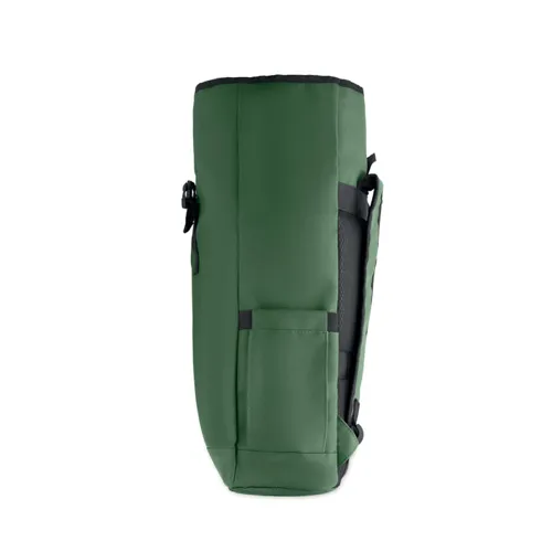 BANGKOK ROLL Rolltop laptop hátizsák 600D Sötétzöld 
