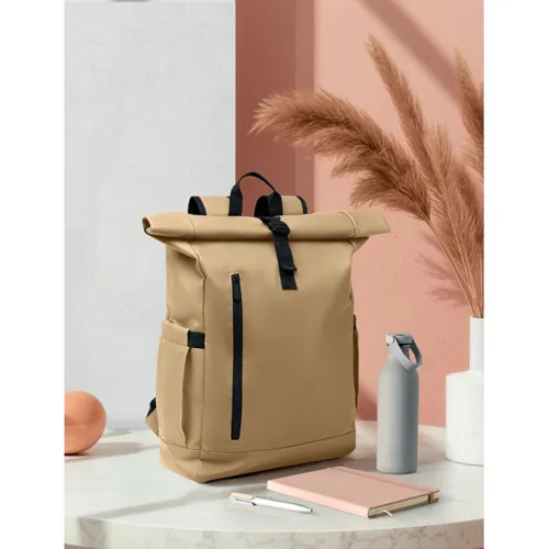 BANGKOK ROLL Rolltop laptop hátizsák 600D Khaki 