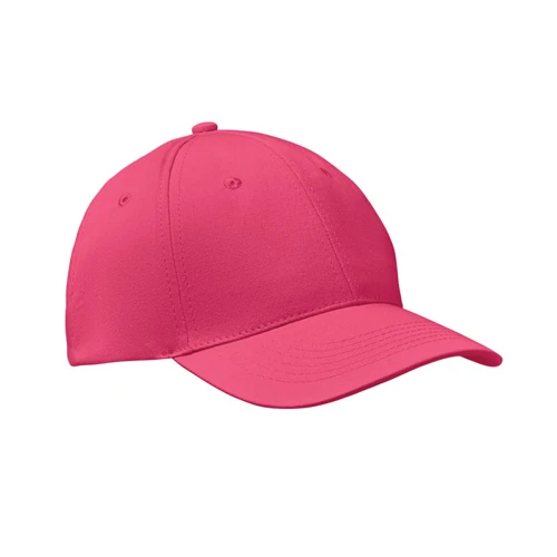 BASIE APOLLO 6 panel baseball sapka 160g/m² Fukszia 