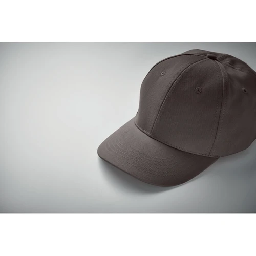 BASIE APOLLO 6 panel baseball sapka 160g/m² Kőszürke 