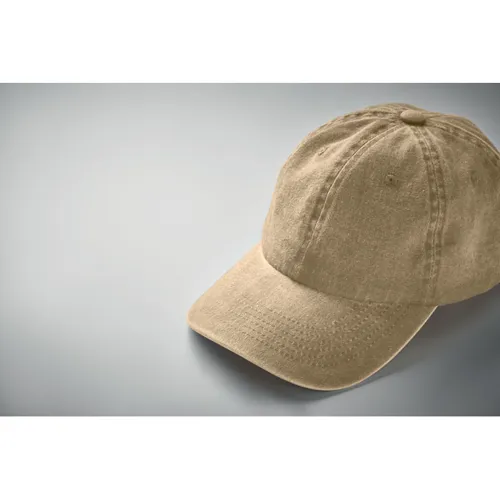 BEAU 6 paneles baseball sapka 265 g Khaki 