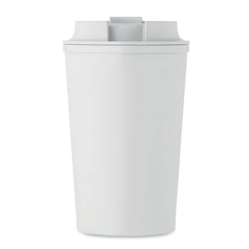 BEIBAKU PLA duplafalú pohár 350 ml Fehér 