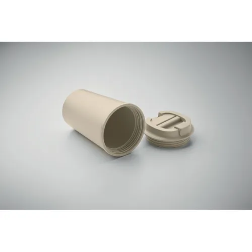 BEIBAKU PLA duplafalú pohár 350 ml Bézs 