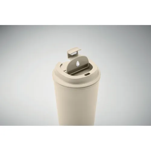 BEIBAKU PLA duplafalú pohár 350 ml Bézs 