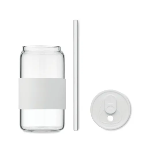 BOROSIP Boroszilikát pohár 550 ml Fehér 