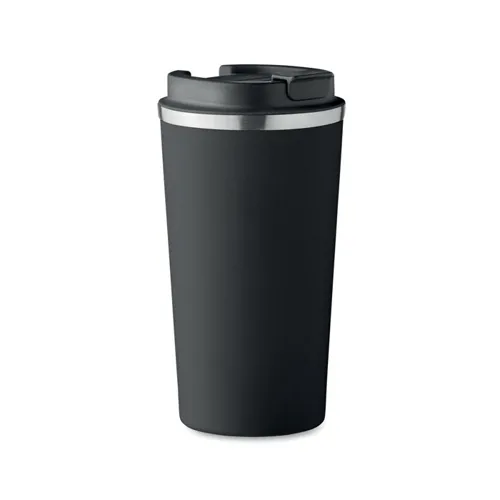 BRACE + Duplafalú pohár 510 ml Fekete 