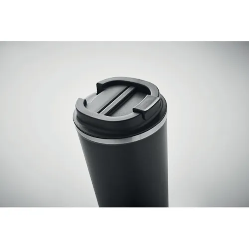 BRACE + Duplafalú pohár 510 ml Fekete 