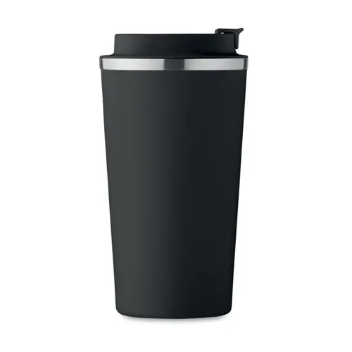 BRACE + Duplafalú pohár 510 ml Fekete 