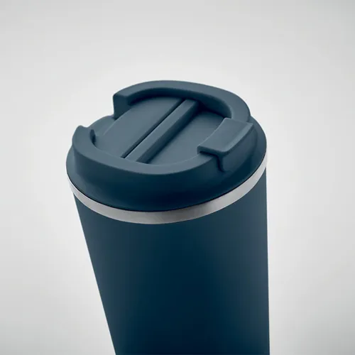 BRACE + Duplafalú pohár 510 ml Francia Tengerészkék 