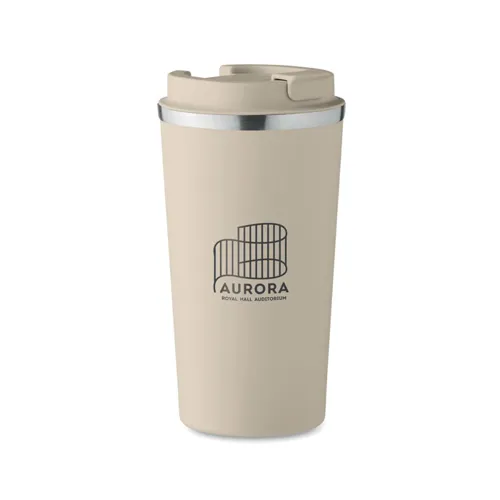 BRACE + Duplafalú pohár 510 ml Bézs 