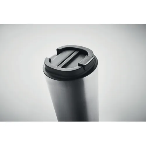 BRACE + Duplafalú pohár 510 ml Matt Ezüst 