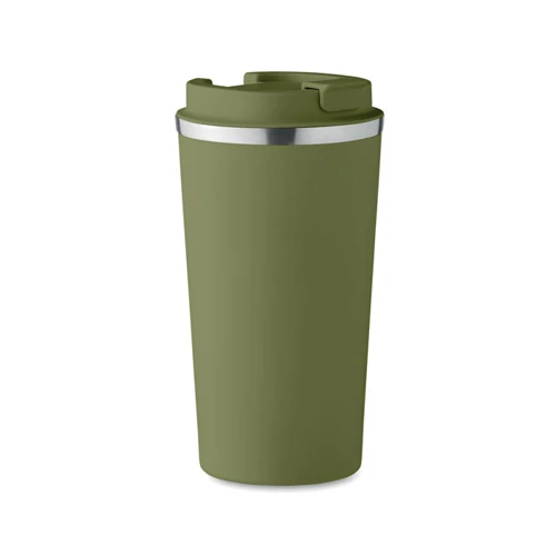 BRACE + Duplafalú pohár 510 ml Sötétzöld 