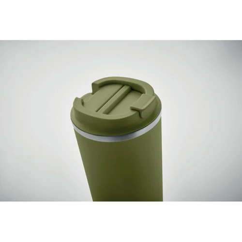 BRACE + Duplafalú pohár 510 ml Sötétzöld 