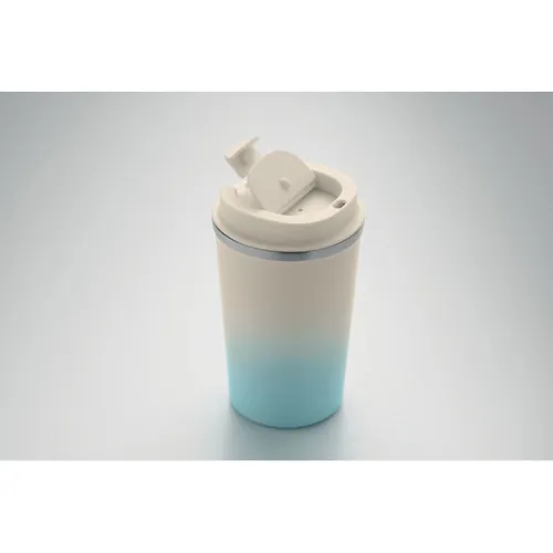 BRACE GRADIENT Duplafalú pohár 350 ml Babakék 
