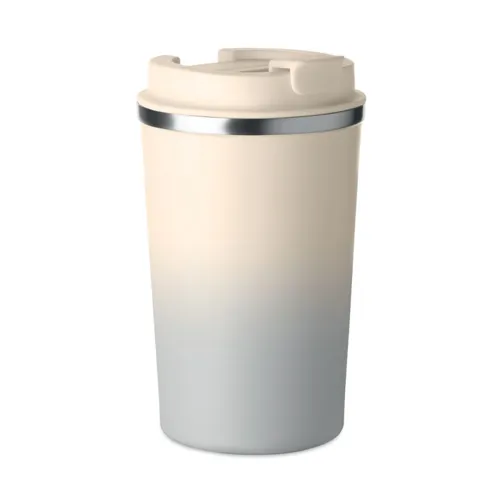 BRACE GRADIENT Duplafalú pohár 350 ml Szürke 