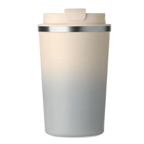 BRACE GRADIENT Duplafalú pohár 350 ml Szürke 