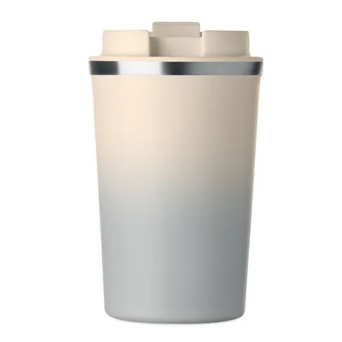BRACE GRADIENT Duplafalú pohár 350 ml Szürke 