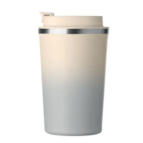 BRACE GRADIENT Duplafalú pohár 350 ml Szürke 