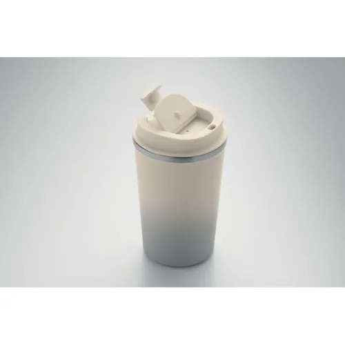 BRACE GRADIENT Duplafalú pohár 350 ml Szürke 